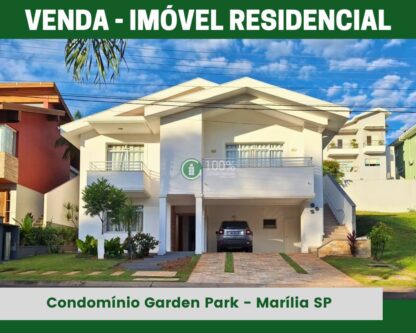 Linda residência no Condomínio Garden Park disponível para Venda!