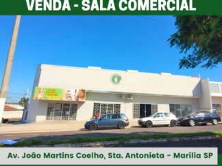 Sala Comercial para à venda no Bairro Santa Antonieta, Zona Norte de Marília.