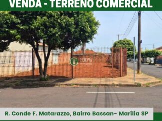 Venda - Terreno Comercial 11x28 - Bairro Bassan - Marília-SP